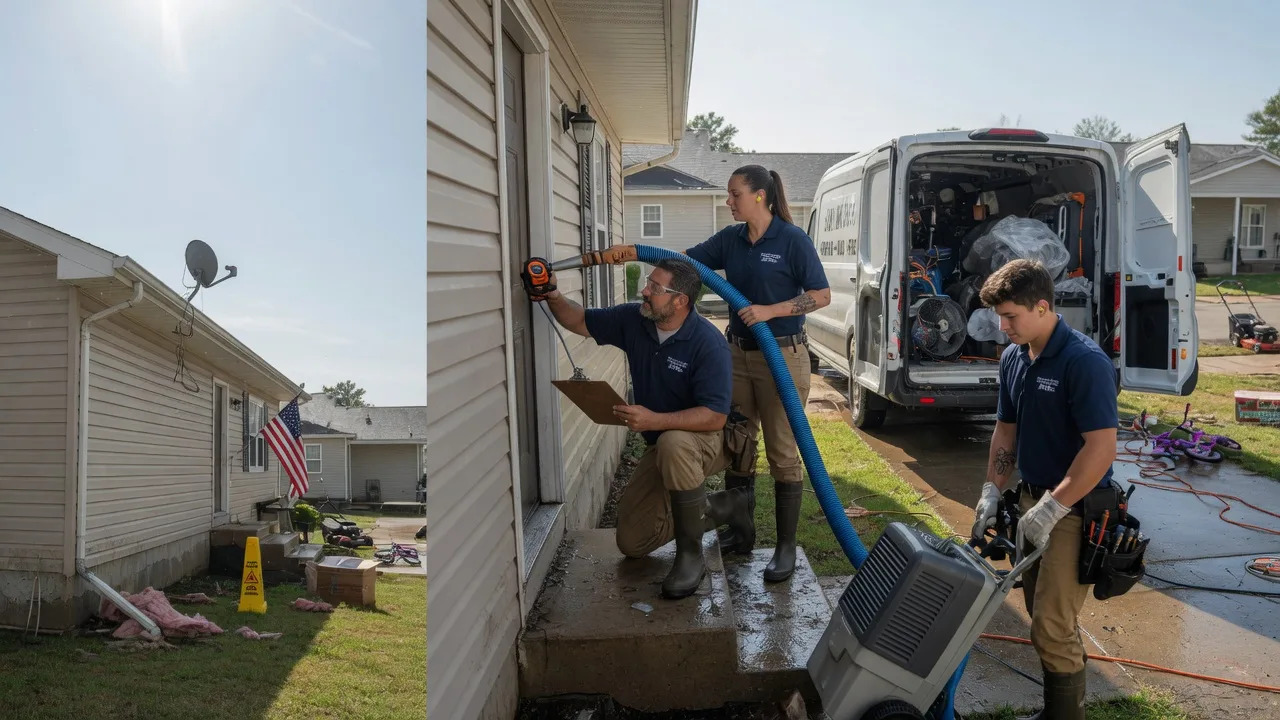 Ceiling Water Damage Restoration in Lafayette, MN near me